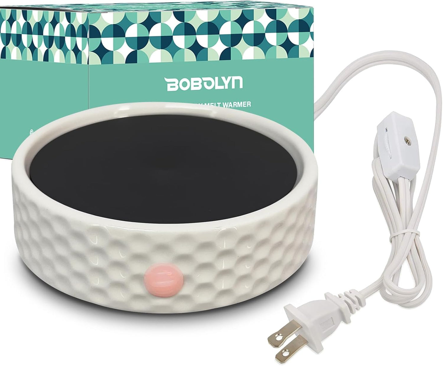 Bobolyn Electric Large Candle Warmer - Versatile Home Office Cup Warmer