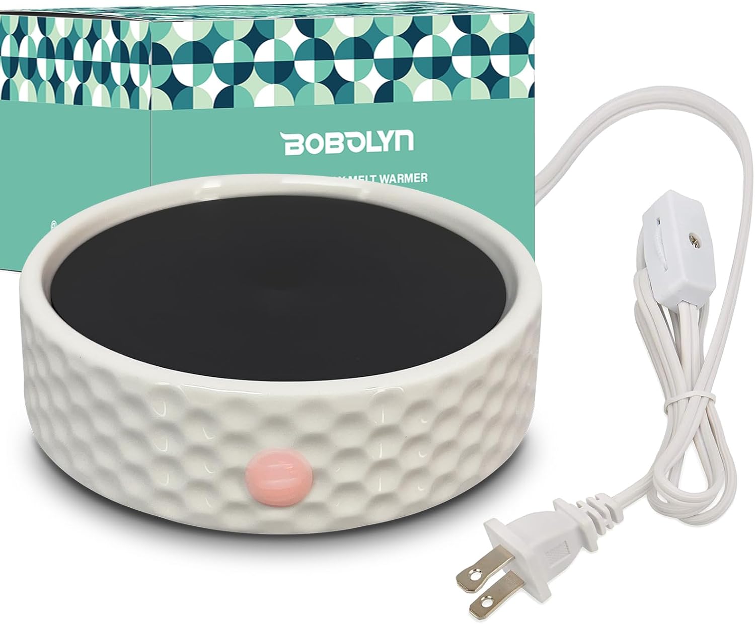 Bobolyn Electric Large Candle Warmer - Versatile Home Office Cup Warmer