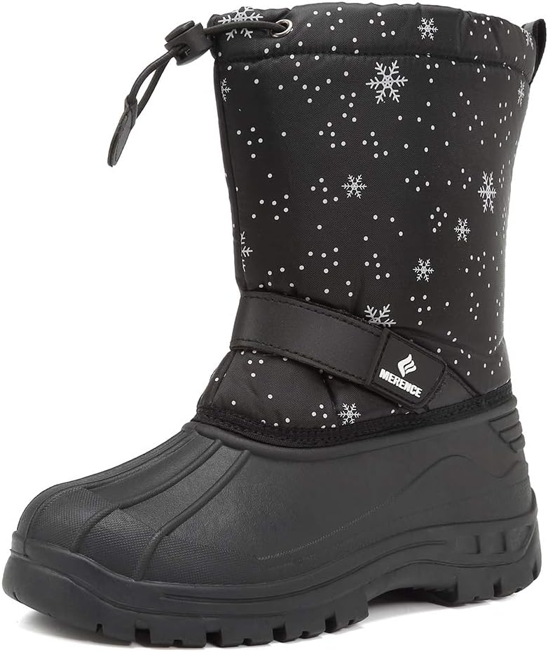 CIOR Kids Snow Boots for Boys Girls Waterproof Winter Fun