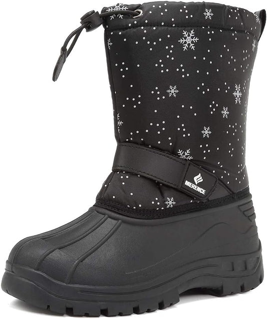 CIOR Kids Snow Boots for Boys Girls Waterproof Winter Fun