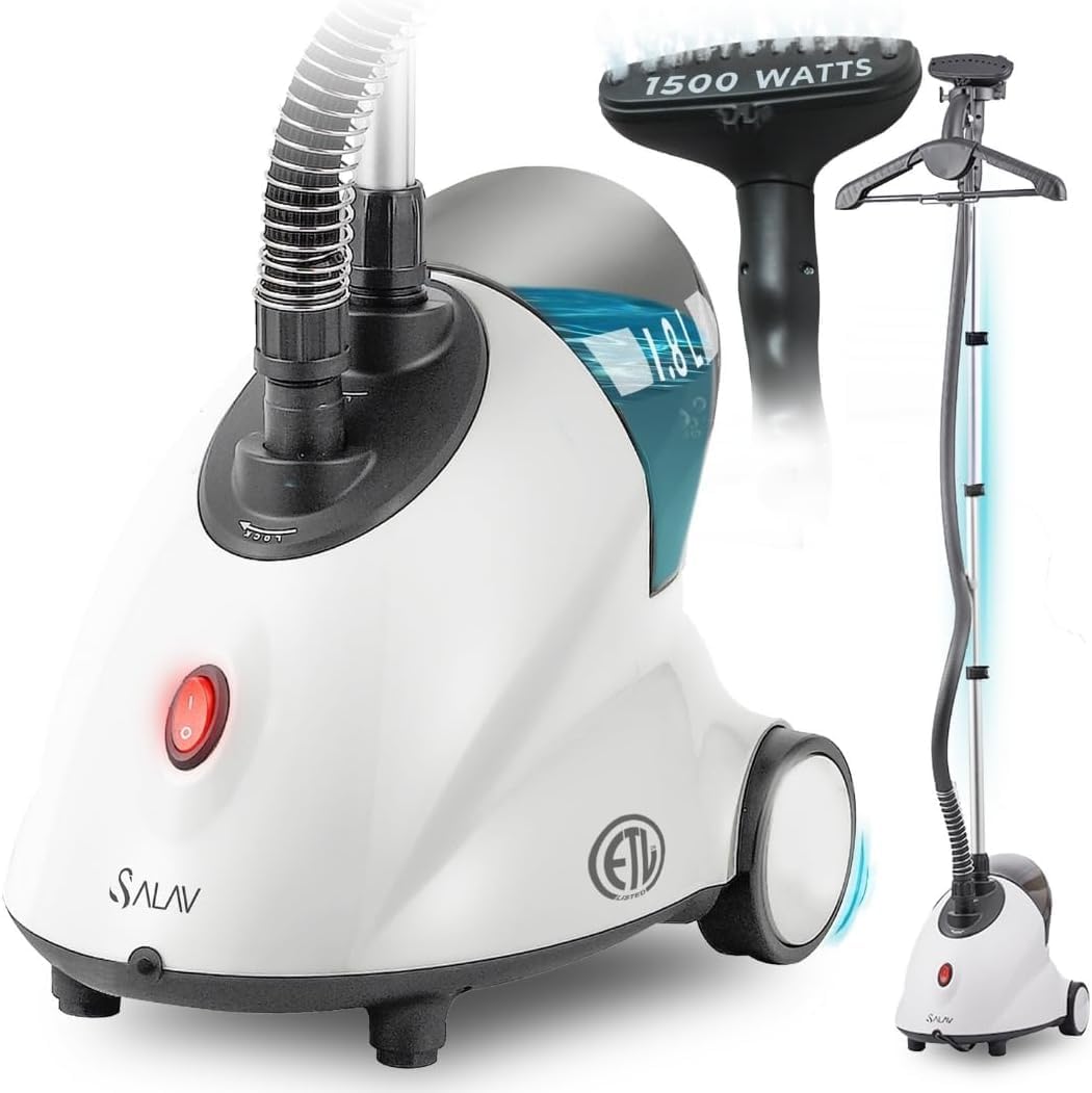 Powerful Garment Steamer with Folding Hanger for Easy Use
