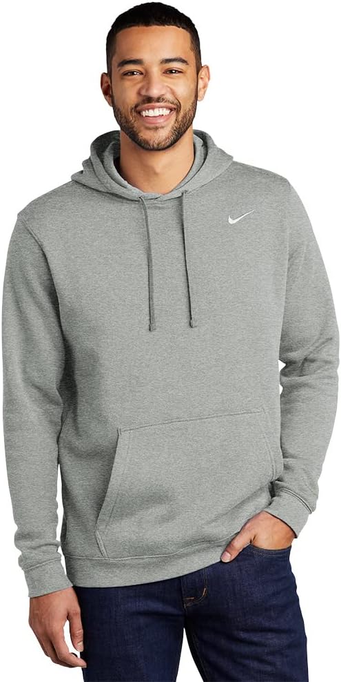 Nike Club Fleece Hoodie: Stay Cozy in Dark Gray