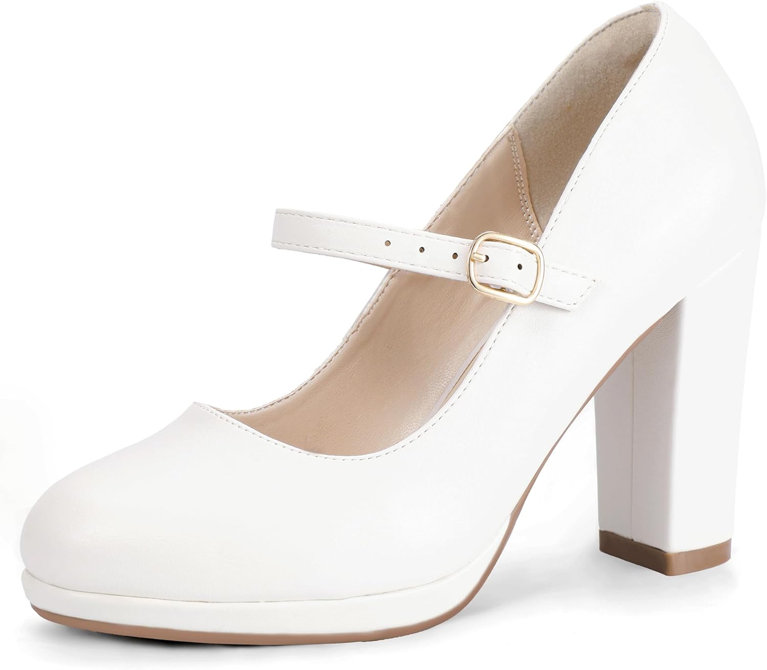 IDIFU Mary Jane Shoes: Stylish Closed Toe Heels for Women