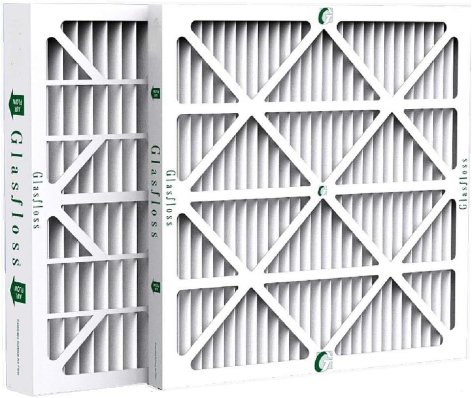 Glasfloss 12x24x4 MERV 10 Pleated AC Furnace Air Filters