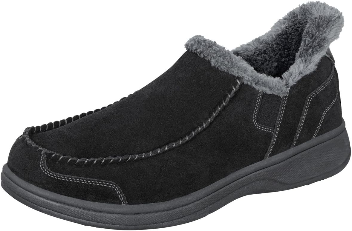 Orthofeet Men's Orthopedic Leather Vito Hands-Free Slipper Review