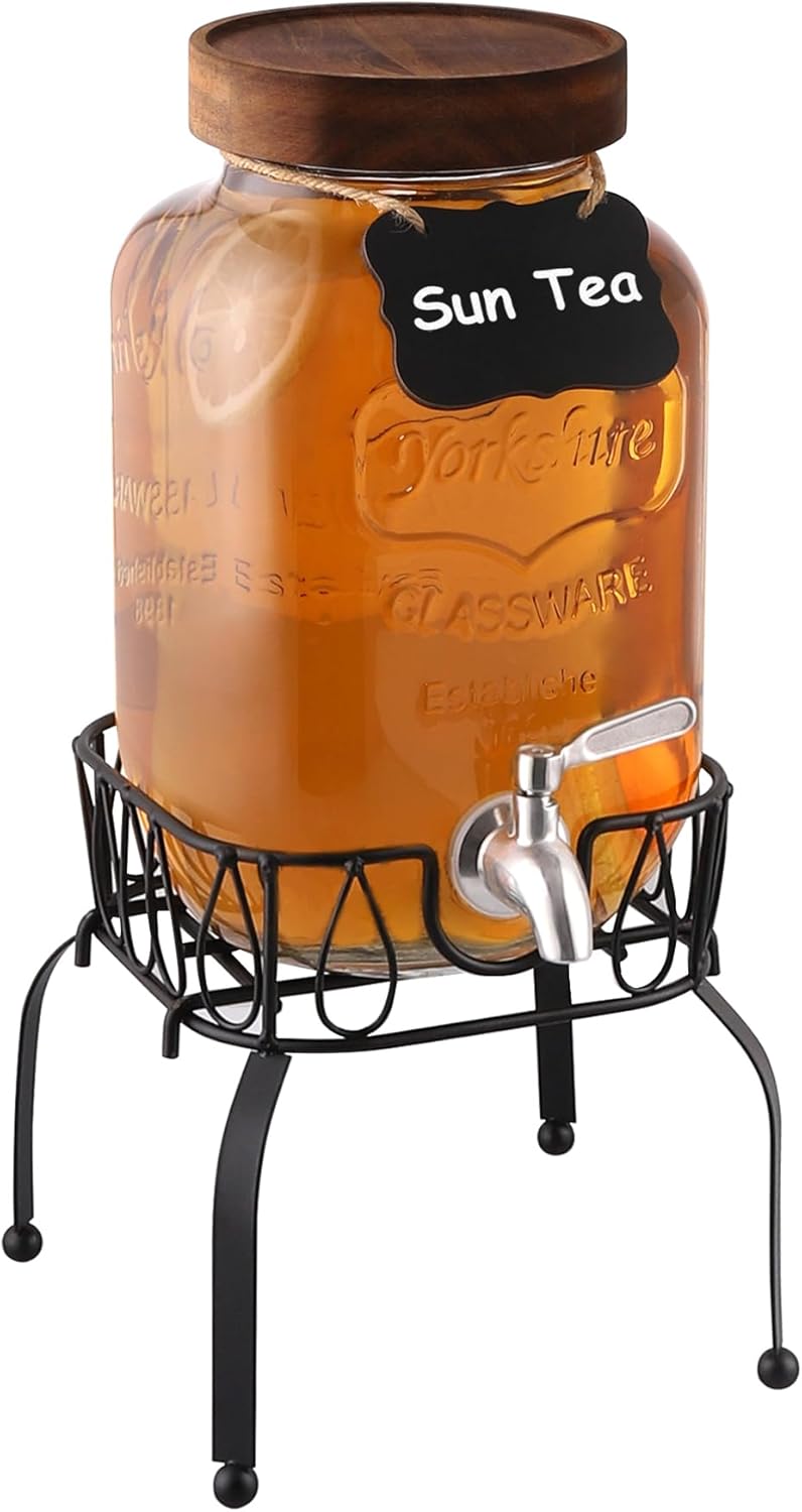 1 Gallon Drink Dispenser with Spigot for Parties and Events
