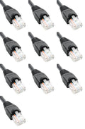 Cat6 Slim Ethernet Cable 5 ft (10 Pack) - Reliable Home Networking