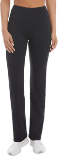 Jockey Women's Premium Pocket Slim Flare Yoga Pants - Comfortable Fit