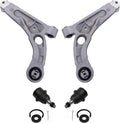 TRQ Front Lower Control Arm Set for 2014-2018 Jeep Cherokee - 4 Piece