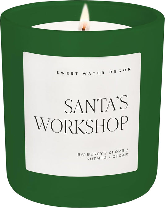 Santa's Workshop Christmas Scented Candles for Holiday Cheer
