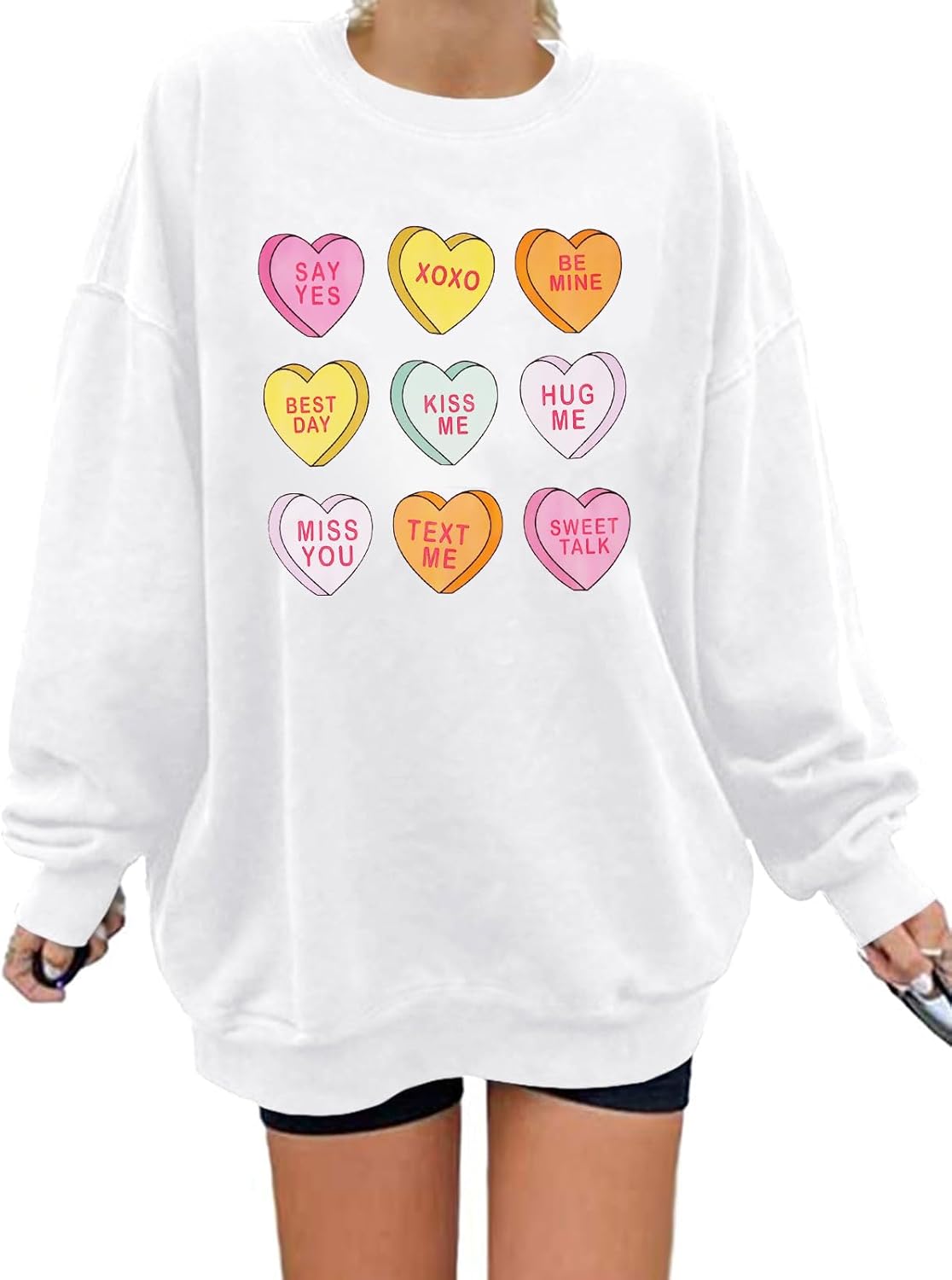 Oversized Valentine Sweatshirt - Heartfelt Gift