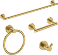 SUS304 Stainless Steel 24 in Towel Bar Set - Modern 4-Piece