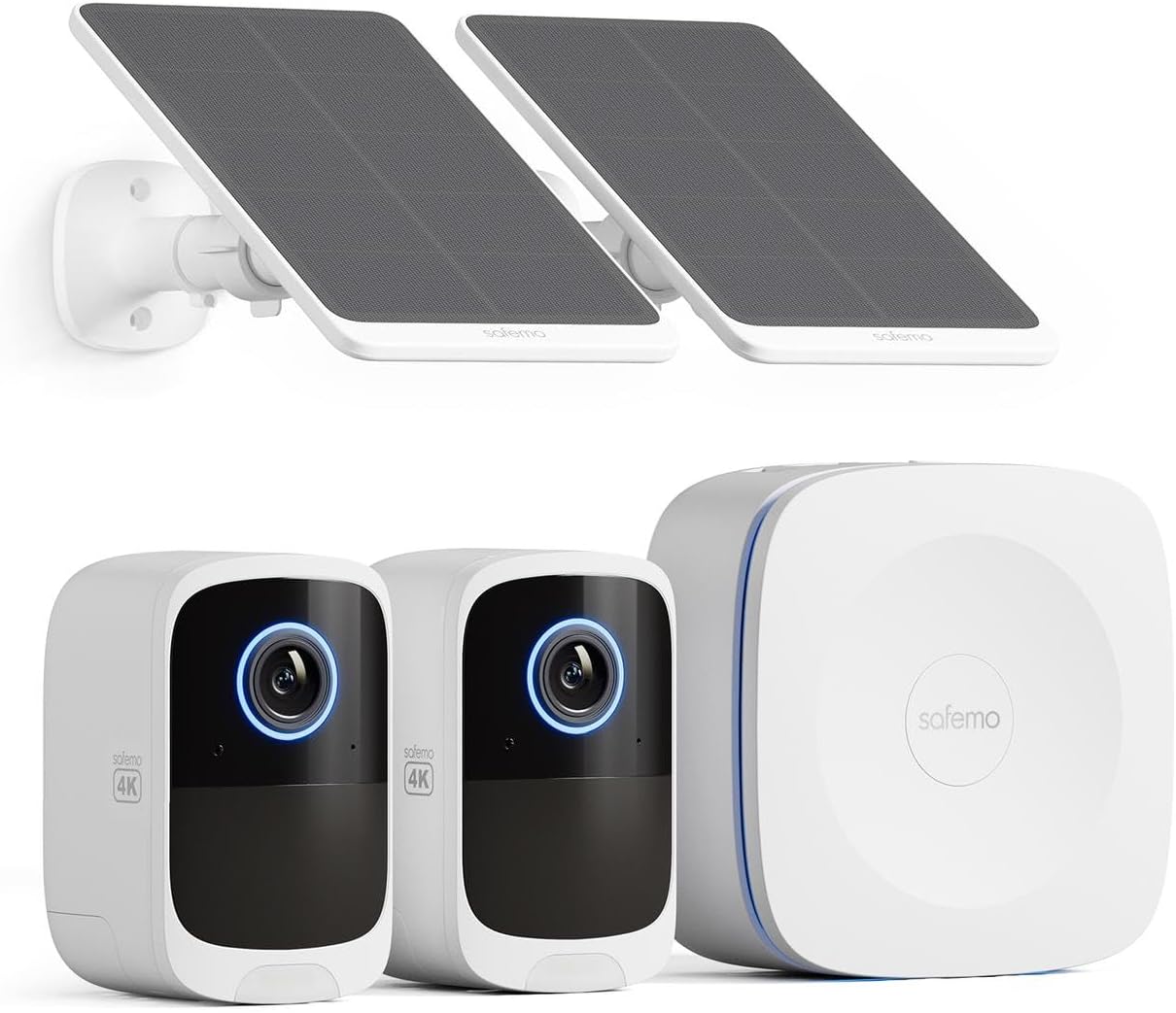 4K Wireless Security Cameras for Home with Color Night Vision
