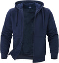 Men's Sherpa Lined Flannel Hoodie: Big & Tall