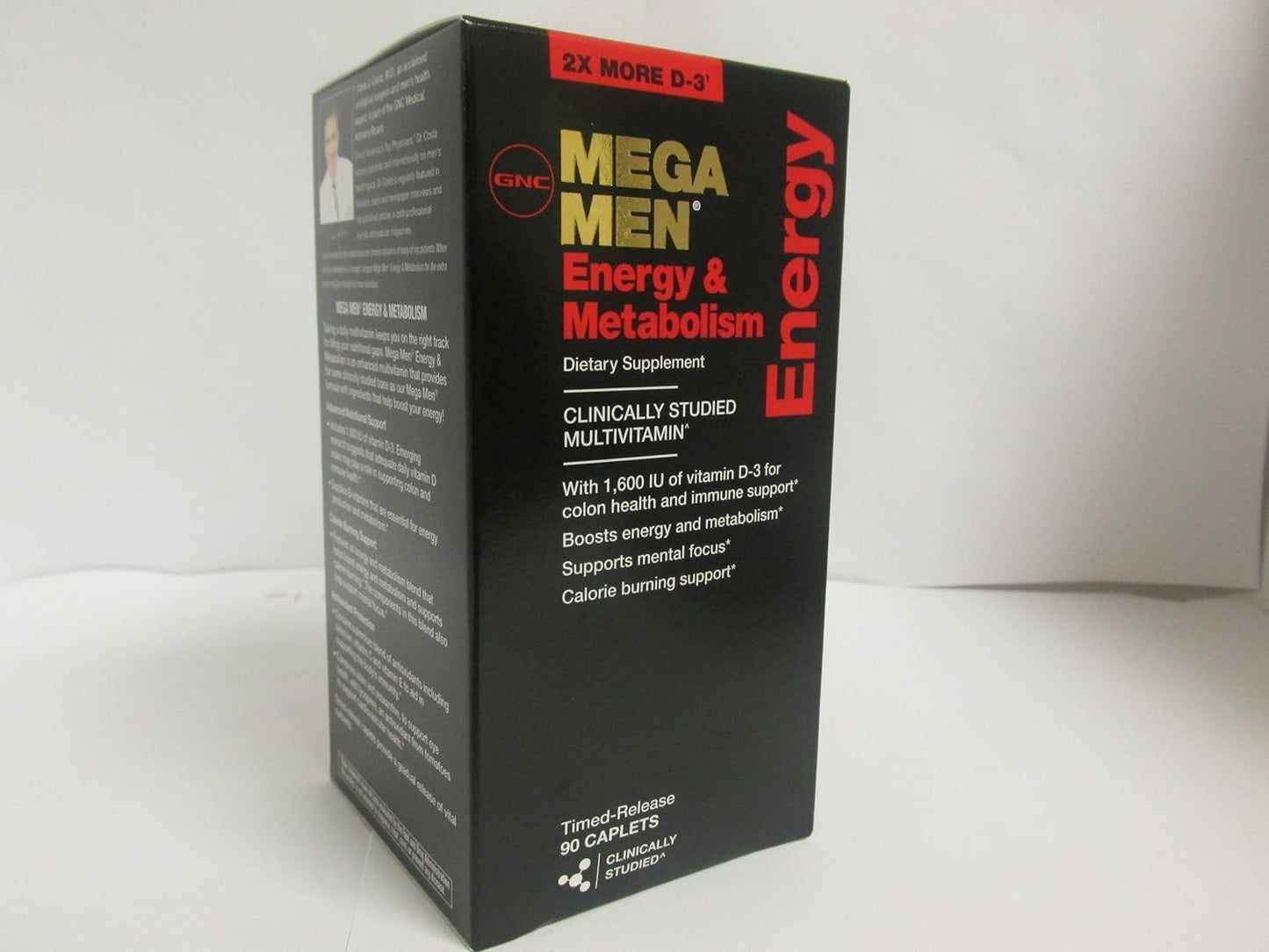 GNC Mega Men Energy & Metabolism Supplement for Vitality