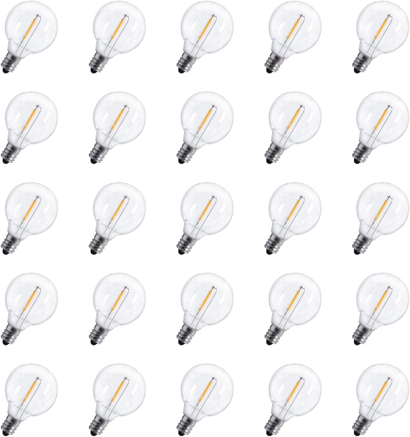 Brightown G40 Led Replacement Light Bulbs for Indoor Outdoor Use