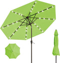 9FT Patio Umbrella with 32 LED Lights for Outdoor Comfort