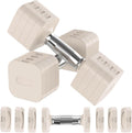 22LBS Adjustable Dumbbells Set - Compact 4-Weight Home Gym