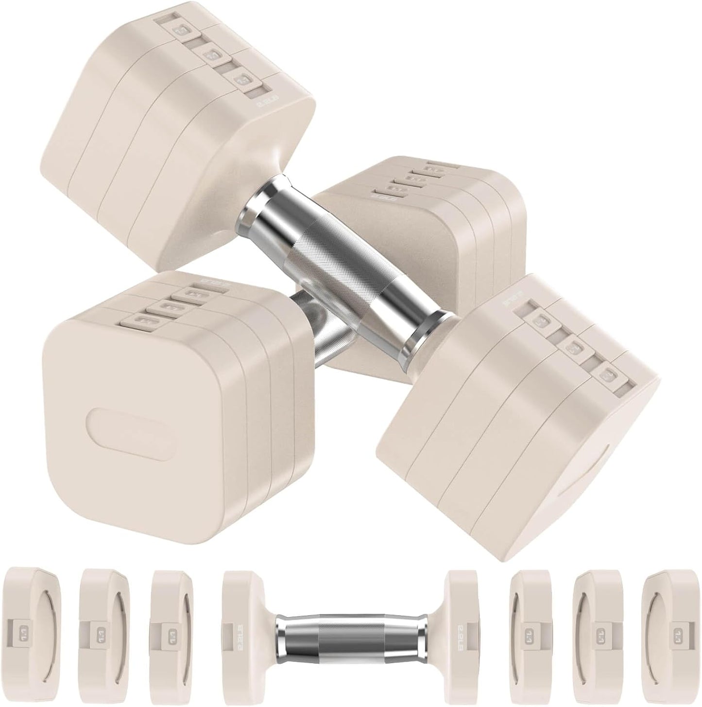 22LBS Adjustable Dumbbells Set for Home Gym Full Body Workout