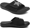 Mens Slides with Arch Support and Adjustable Strap (Style YF1K)