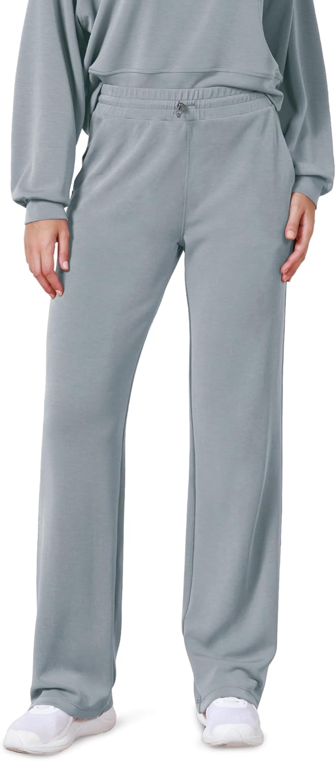 ODODOS Women's Modal Soft Wide Leg Pants for Casual Comfort