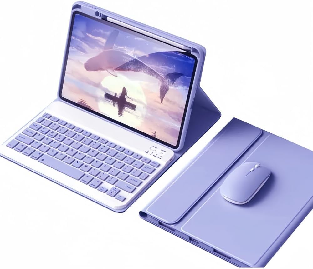 Keyboard Case Mouse Compatible with iPad Air 11 inch M2 2024
