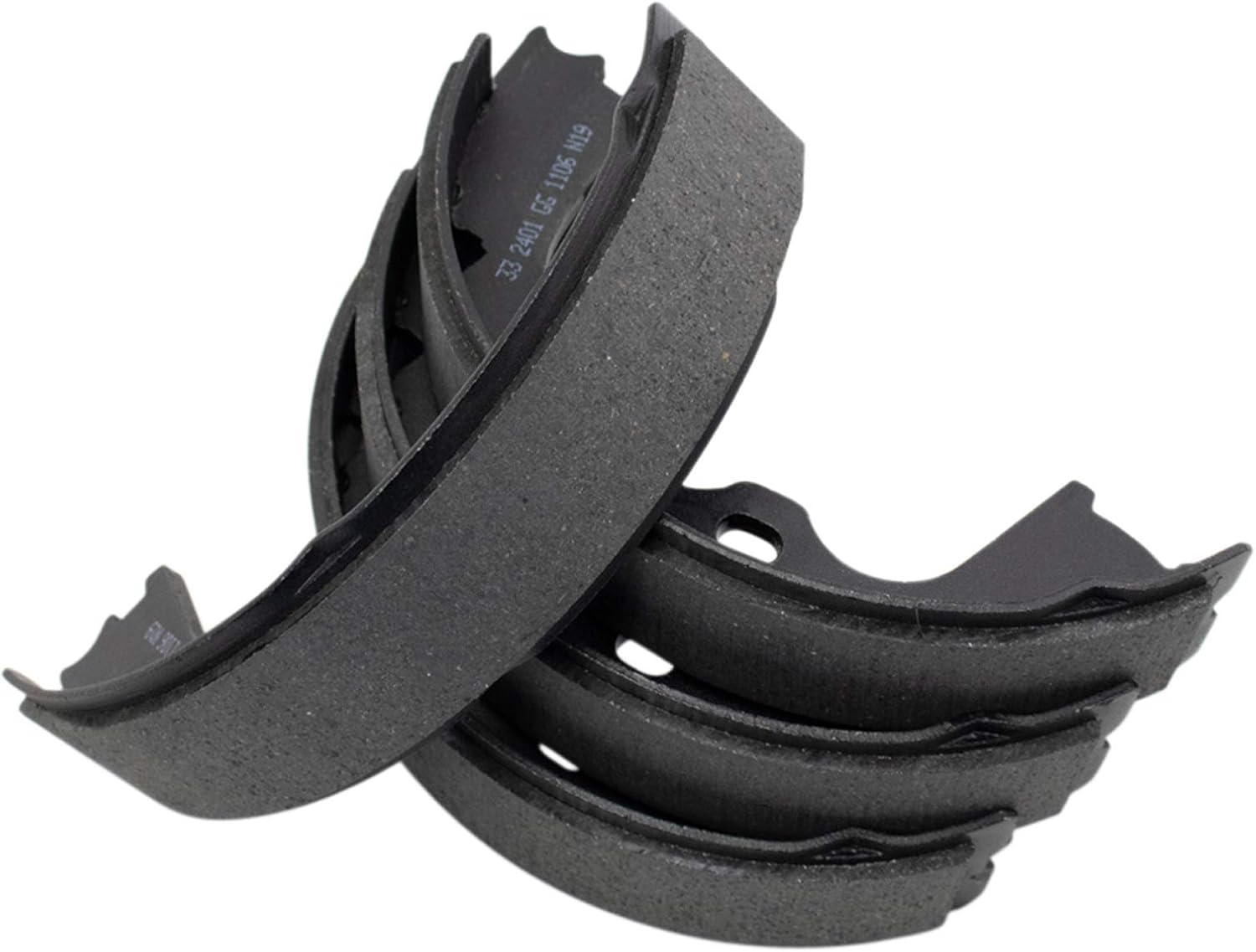 TRQ Rear Parking Brake Shoe Set for Chrysler Aspen Durango Ram
