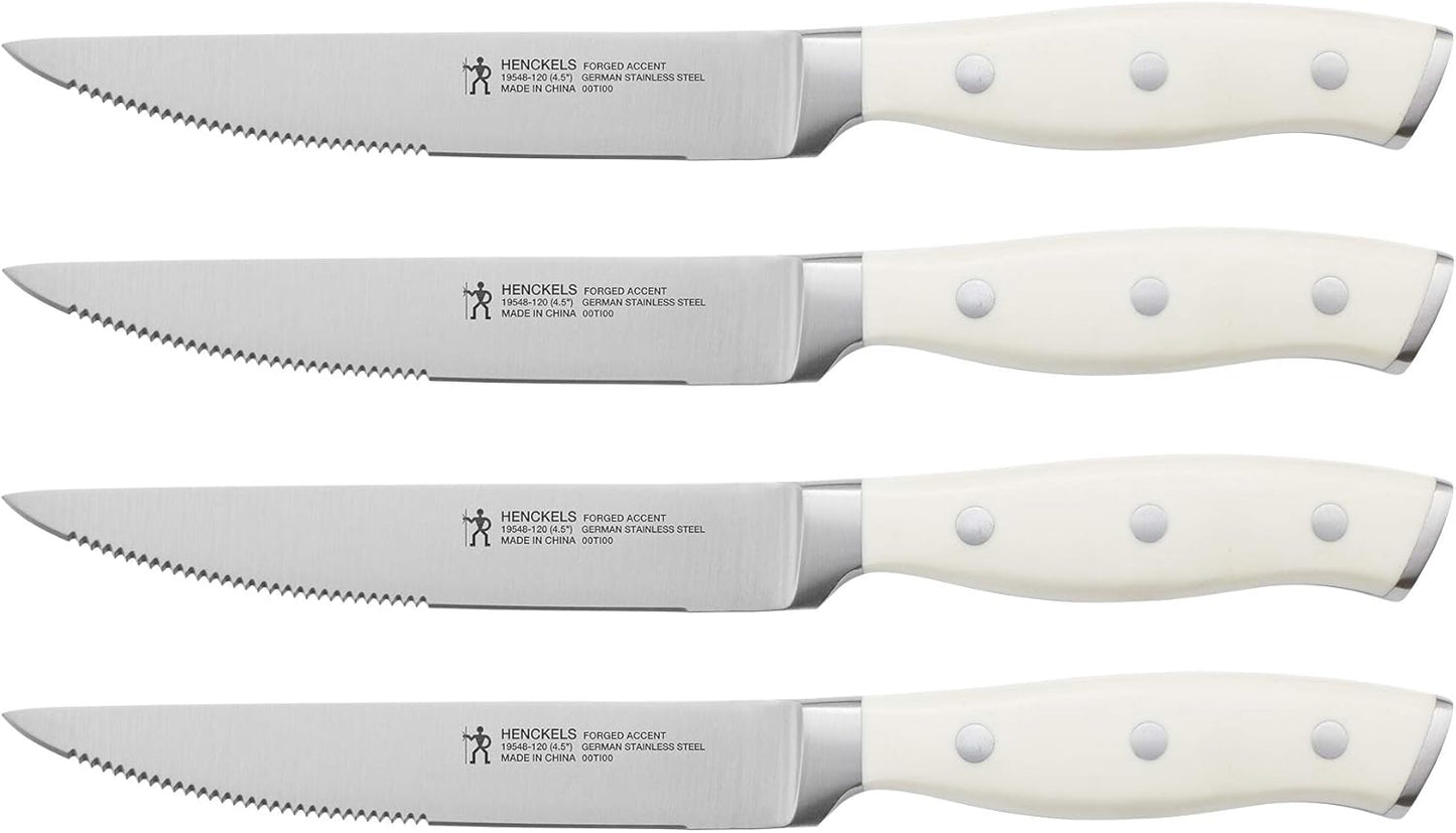 HENCKELS Forged Accent Razor-Sharp Steak Knife Set of 4 Review
