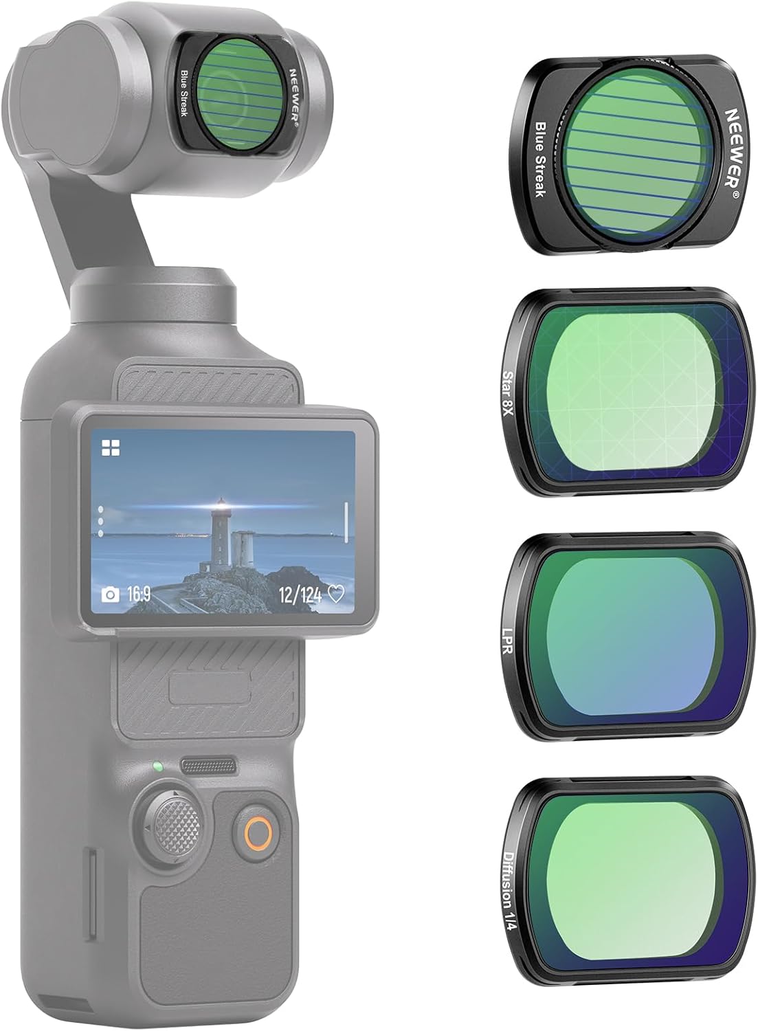 NEEWER Magnetic Effect Filter Set for DJI OSMO Pocket 3