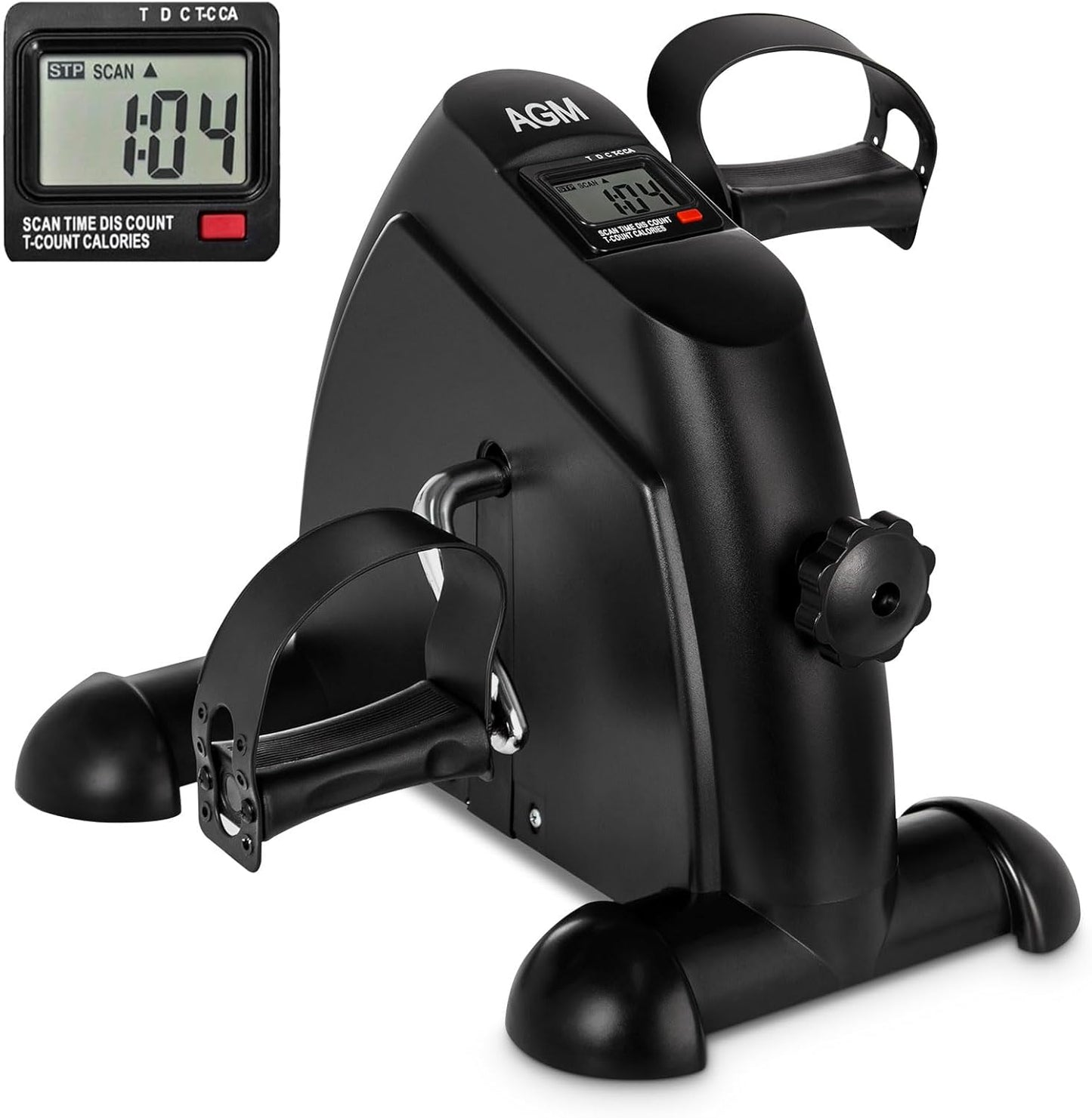 AGM Mini Exercise Bike: LCD Display, Full Body Workout