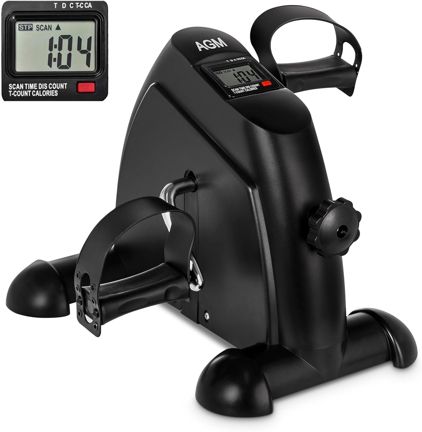 AGM Mini Exercise Bike: LCD Display, Full Body Workout