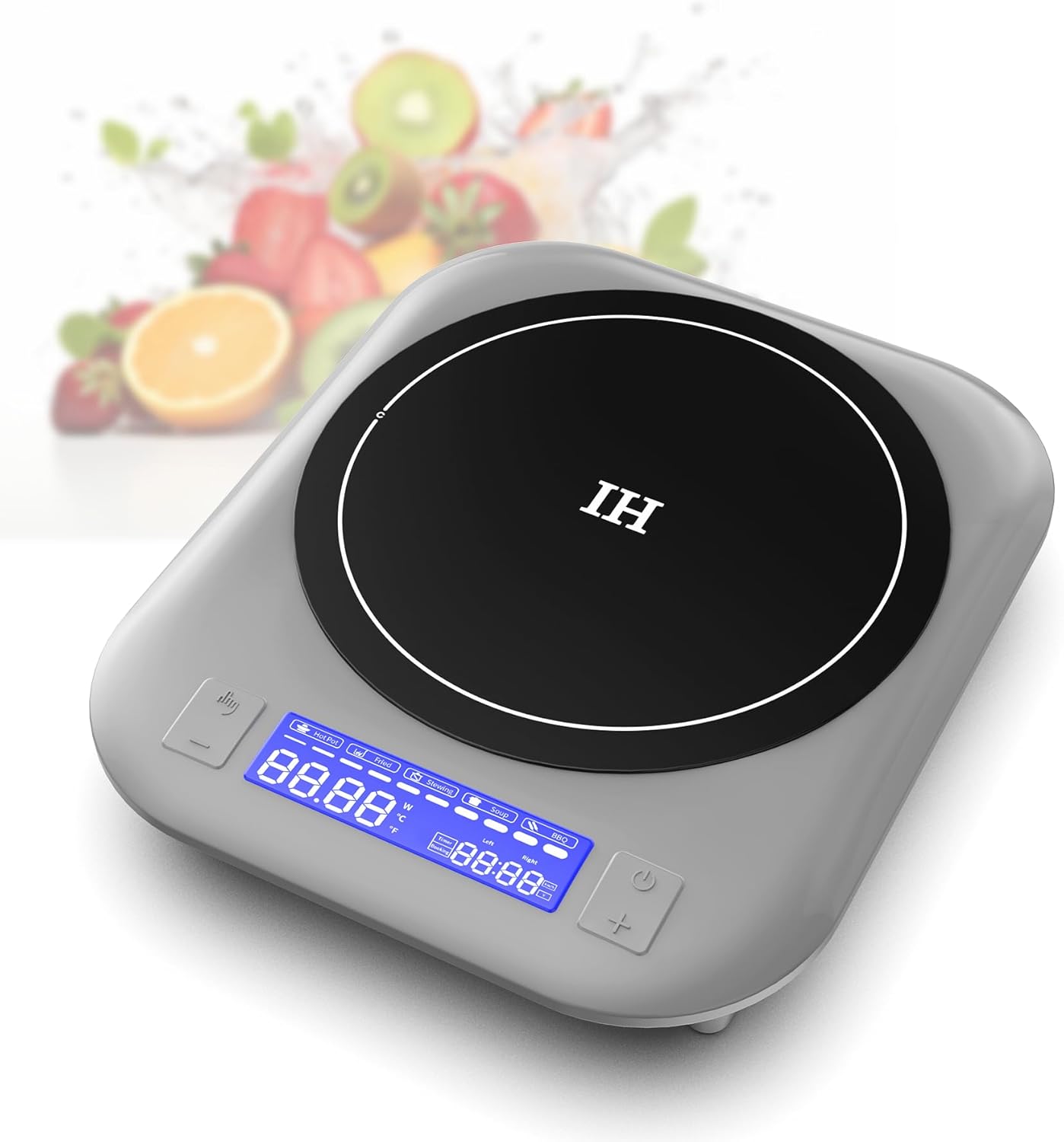 VBGK Induction Cooktop: 1800W Single Burner with 5 Modes