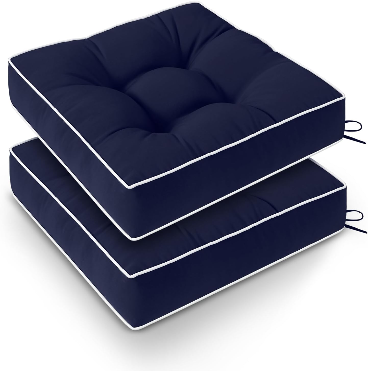 Outdoor Chair Cushions Set of 2 for Patio Furniture Comfort