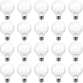 Sunco 20 Pack G25 LED Globe Vanity Bulbs - Bright, Dimmable