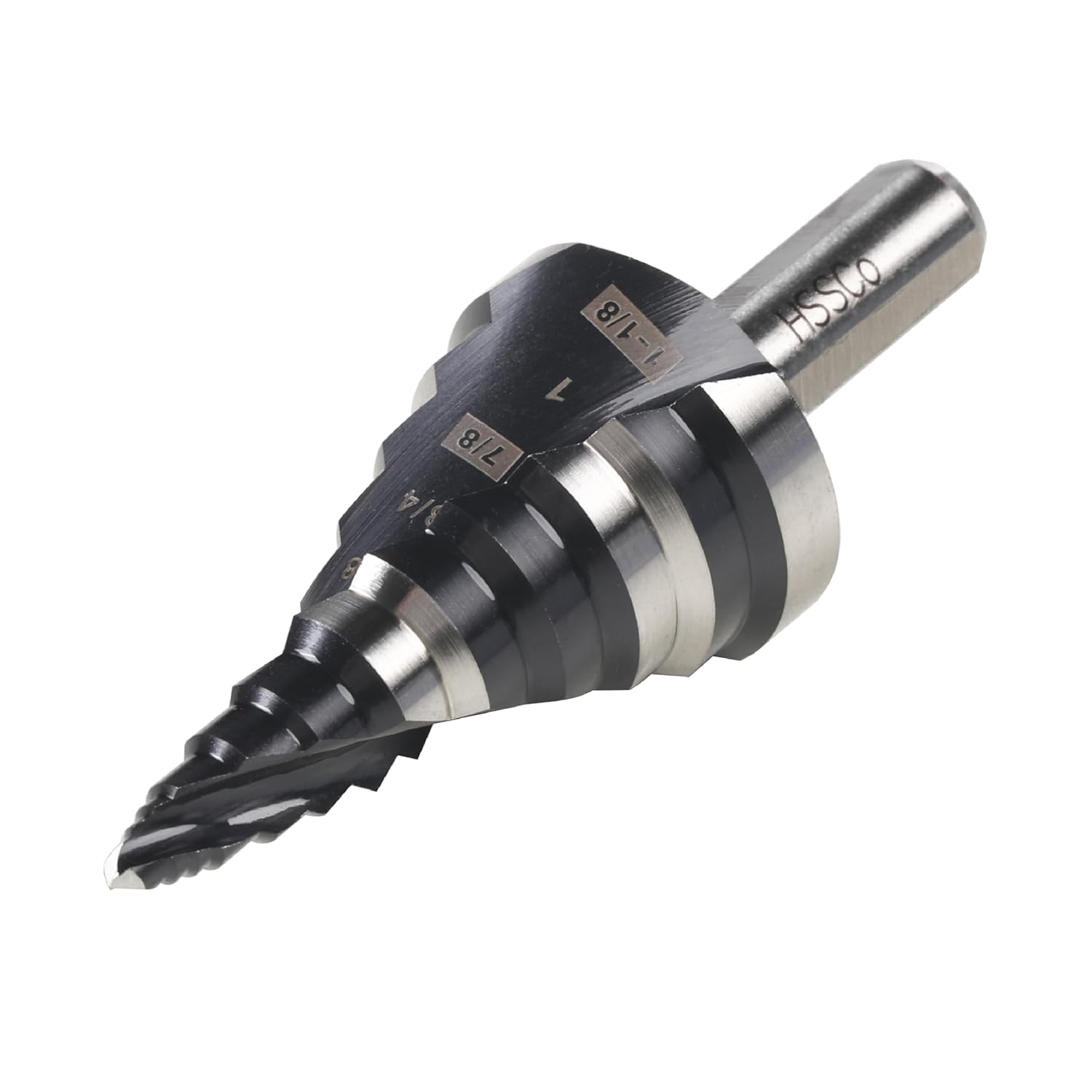 Heavy Duty M35 HSS Step Drill Bit for Metal and Wood Projects