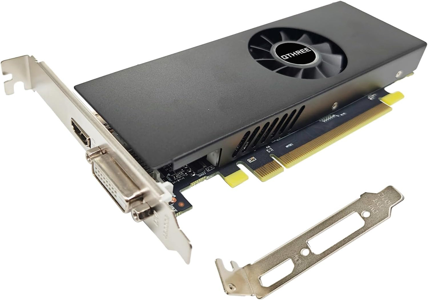 QTHREE Radeon RX 550 2GB Low Profile Graphics Card: Compact Powerhouse!