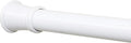 Zenna Home Tension Shower Curtain Rod White 26 to 76 in - No Drill