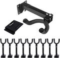 Guitar Hanger Wall Mount Hook Stand 180 Adjustable - Secure Display