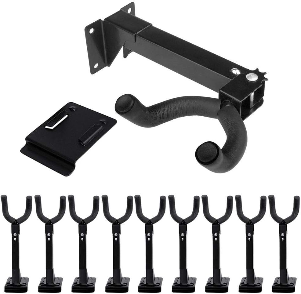 Guitar Hanger Wall Mount Hook Stand 180 Adjustable for Home Use