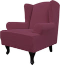 Easy-Going Stretch Wingback Chair Slipcover Large - Soft Stretch