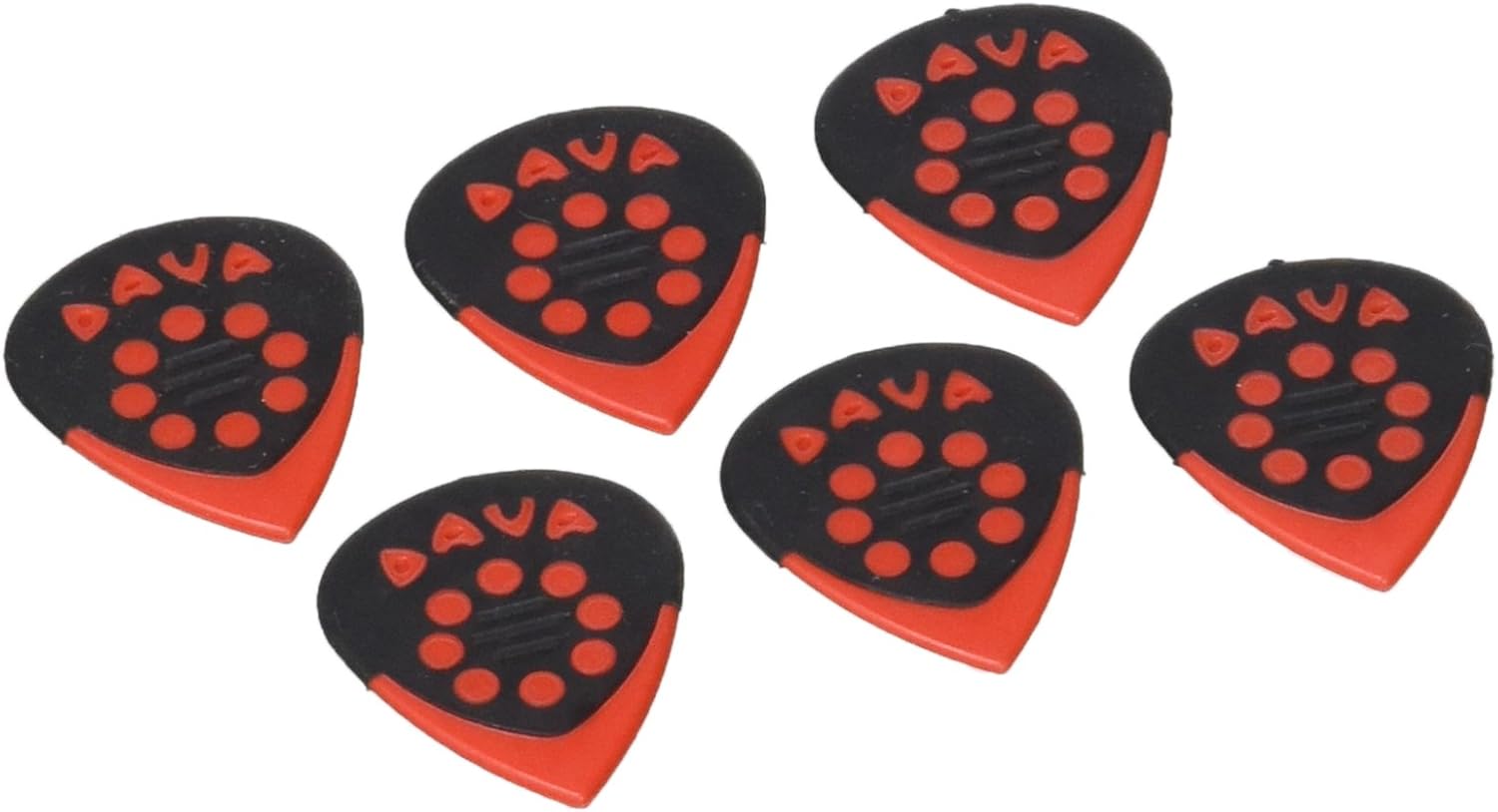 Dava Red Derlin Grip Picks - Enhanced Control