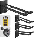 14 in Large Heavy Duty Garage Hooks 4-Pack - Extra Long Storage Hooks