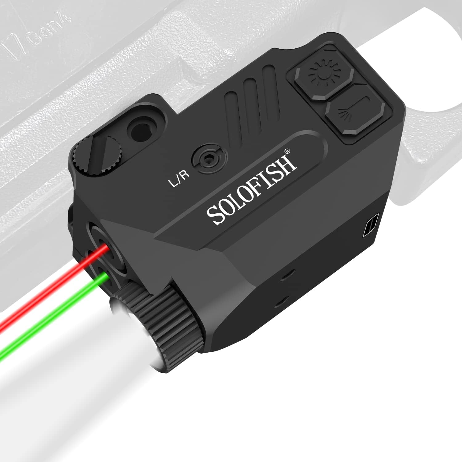 Solofish Aluminum 500lm Pistol Laser Light Combo for Guns