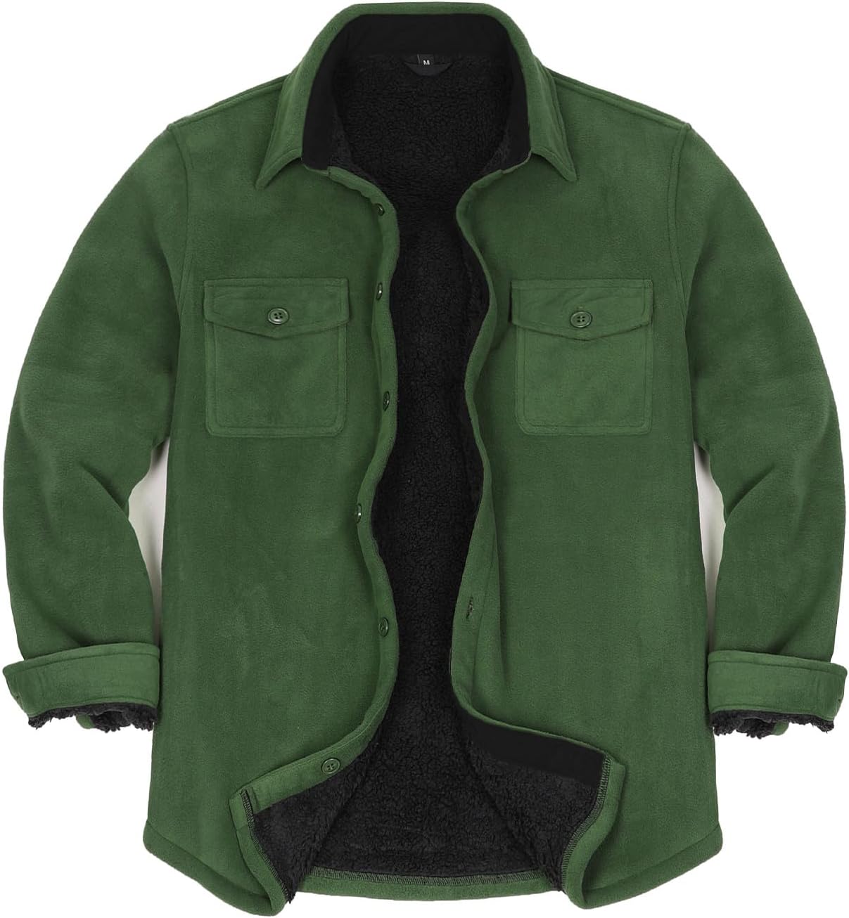 ThCreasa Mens Sherpa Fleece Lined Flannel Shirt Jacket Review