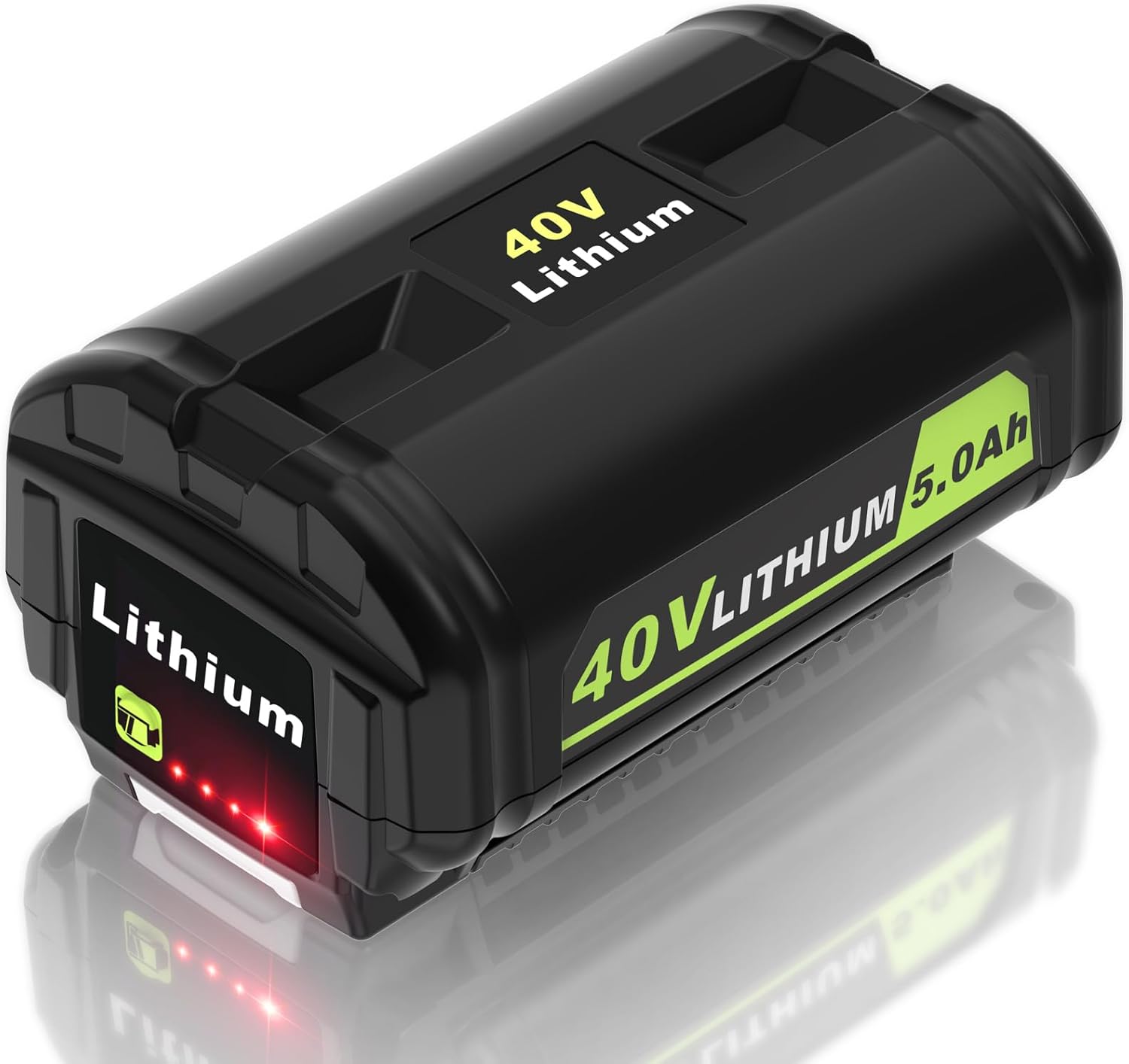 40V 5000mAh High Capacity Lithium-Ion Battery for Ryobi Tools