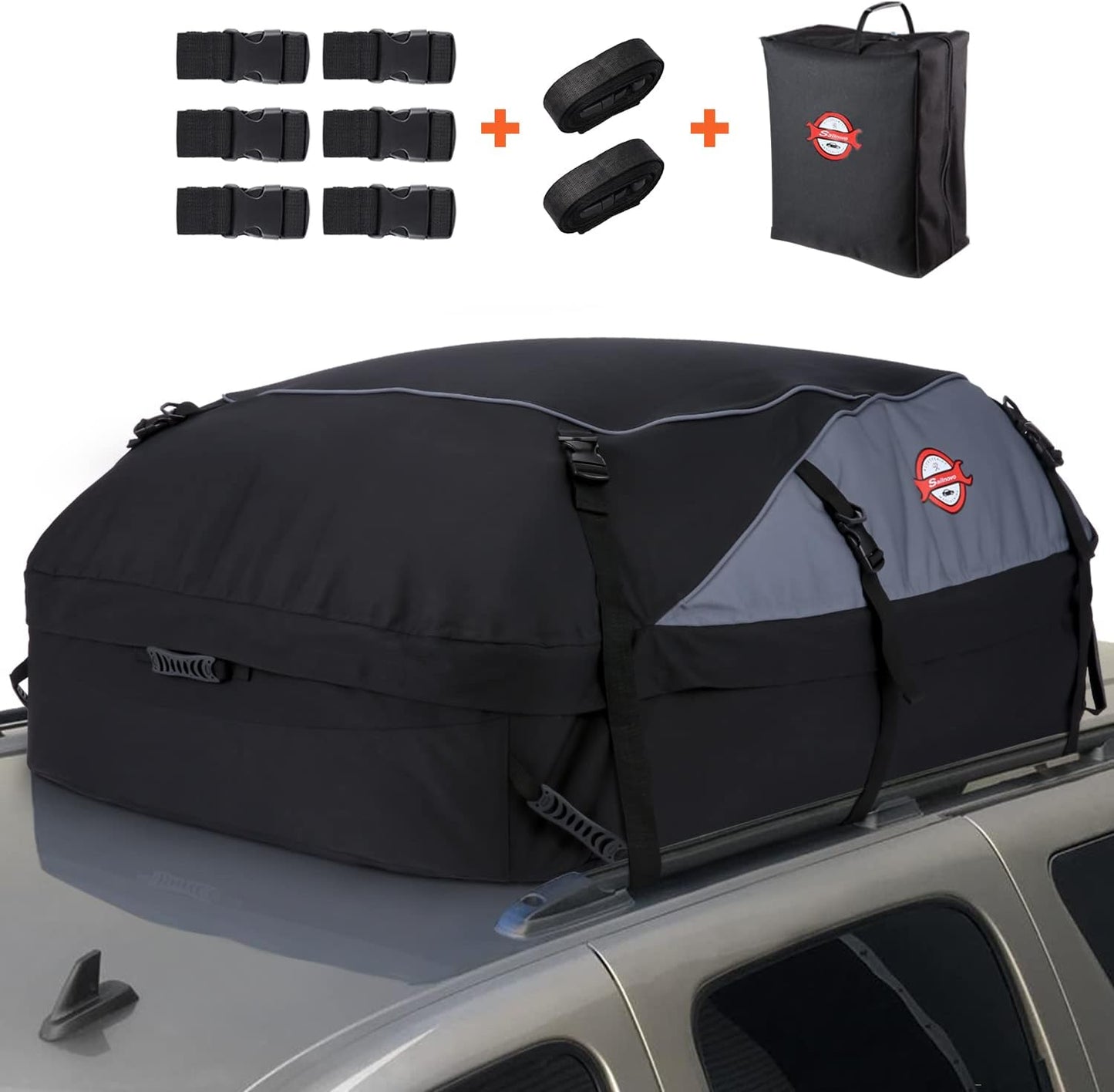 Sailnovo Car Rooftop Cargo Carrier Bag for Extra Storage Space