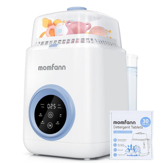 MOMFANN Baby Bottle Washer: Rapid Wash, Sterilizer & Dryer