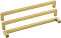 goldenwarm 20 Pack Brushed Brass Cabinet Handles 10in Hole Centers