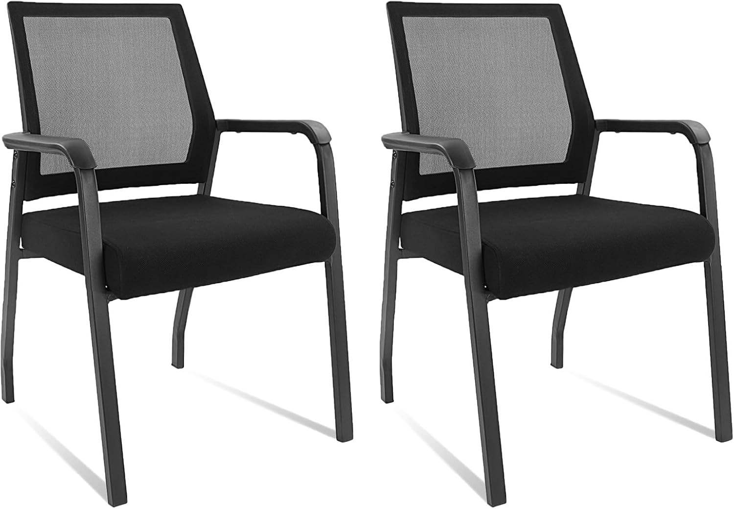 Desk Chair No Wheels with Ergonomic Support for Comfort