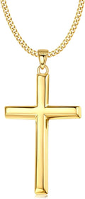 Solid 925 Sterling Silver Cross Necklace 16-24 in - Timeless Faith